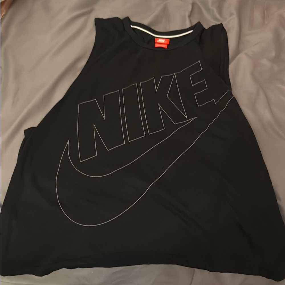 Nike Black Graphic Tank Top